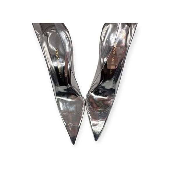 NWT Good American Cinderella clear lucite pumps/heels size 10 ga275p-x glass 002 - Picture 16 of 16
